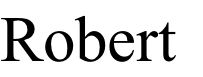 Robert
